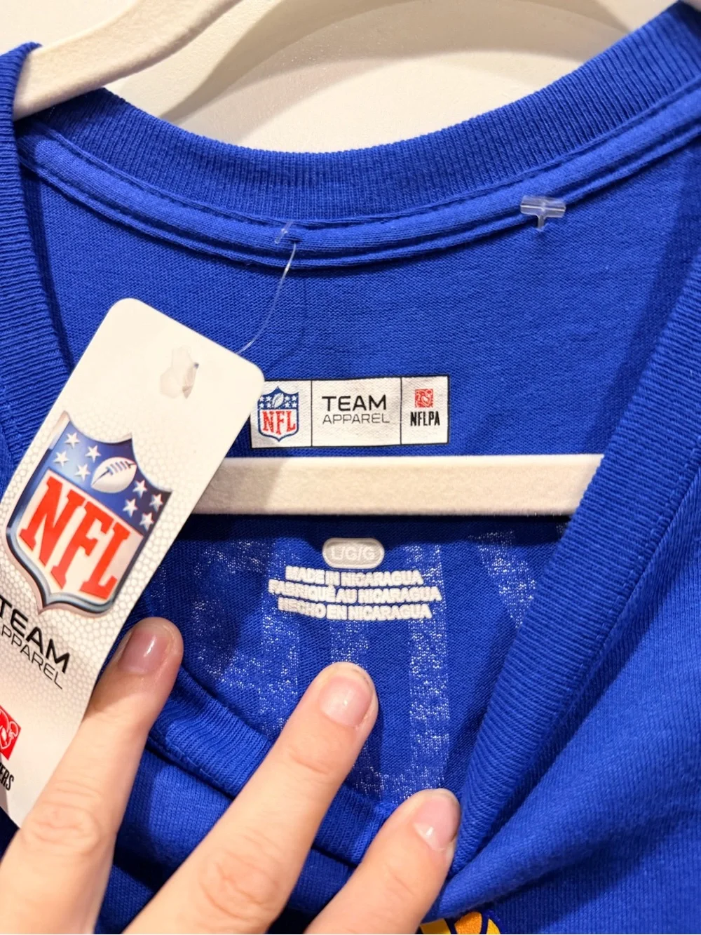 NWT NFL Los Angeles Rams Cooper Kupp #10 Team Apparel Graphic T-Shirt | Medium